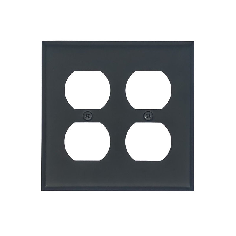 2-Gang Duplex Outlet Wall Plate