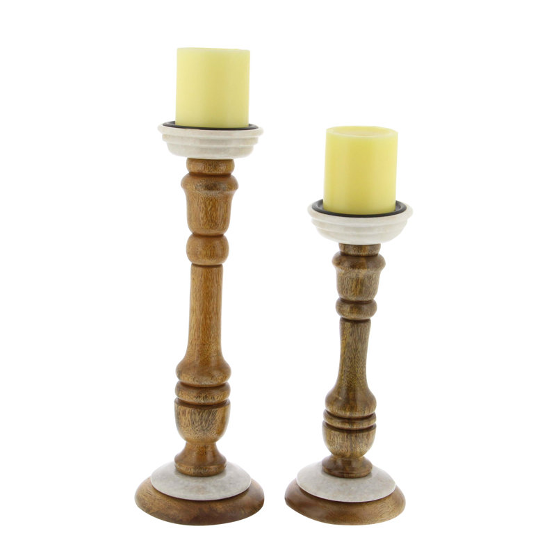 15'' H Iron Tabletop Candlestick