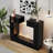 51.18"Black Modern Simulated Flame Electric Fireplace Humidifier-118508729-118508731