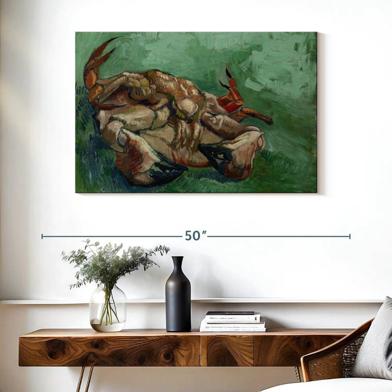 Brampt Crab On Its Back, 26" H x 39" W