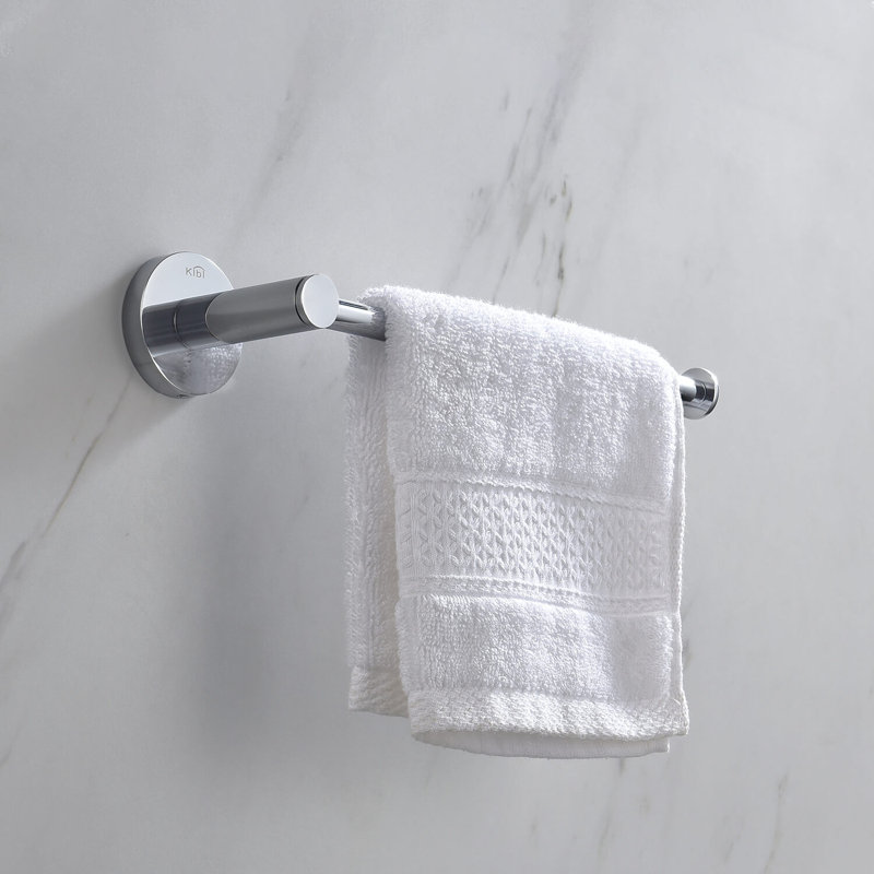 10" Wall Mounted Towel Bar, Chrome