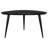 Xander Black Triangular Solid Wood Coffee Table