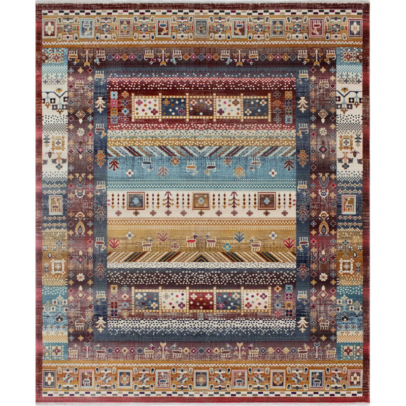 Lucha Oriental Indoor Rug, Rectangle 2' x 3'