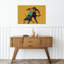 Dancing Cat Couple Modern Playful Romantic Cat Wall Art Print 1 Piece Wrapped Canvas Wall Art-1112082737