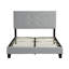 Lit plateforme tapissier Idaville