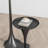 Beige + Black Fabric + Iron Free form Floor Lamps