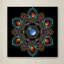 «Gemstone Mandala» par Barnong, impression sur toile tendue-21999369