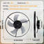 Ventilateur de plafond encastré 20 po avec lumière RVB, ventilateur de plafond moderne fermé à profil bas avec télécommande et contrôle d'application, moteur à courant continu réversible pour chambre à coucher, salon, chambre d'enfants