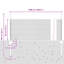 50cm H x 5000cm W Steel Border Fencing