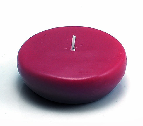 Ensemble de bougies flottantes non parfumées, Hauteur 0,75 po x diamètre 2,25 po, Jaune, Ensemble de 96