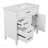 36" Bathroom Vanity With Sink, Bathroom Cabinet With Drawers, Solid Frame And Mdf Board, One Package, White-200202889