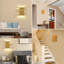Solid Wood Flush Mounted Sconce