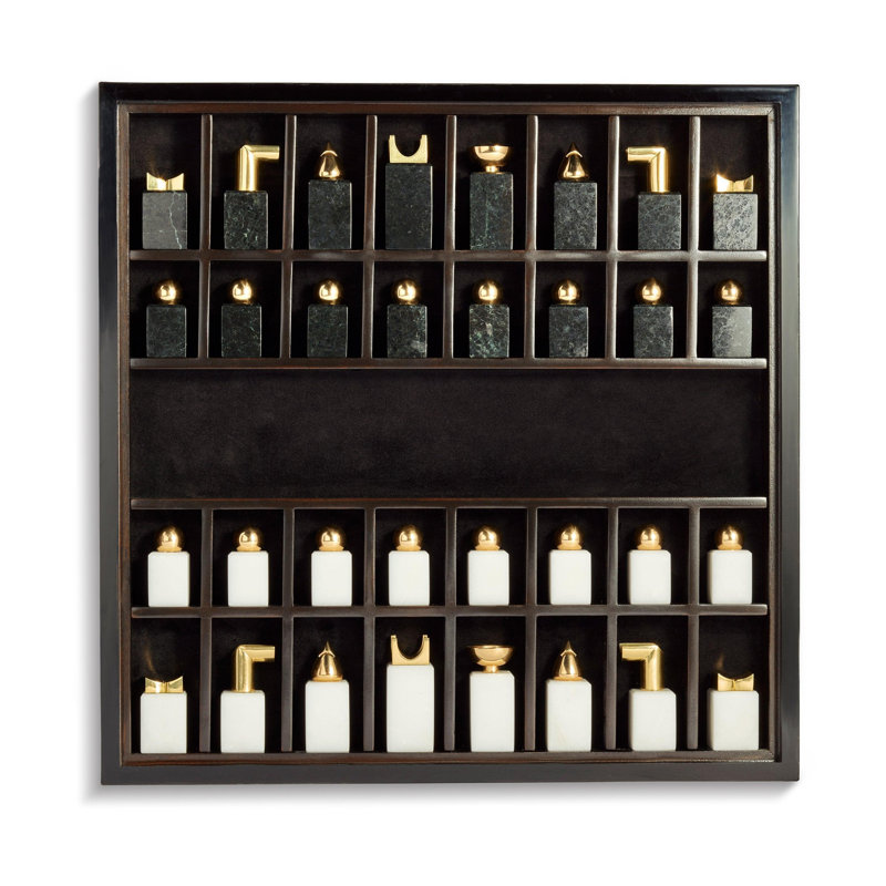 Deco Noir Chess Set