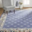 Tapis géométrique bleu Modena-21292359