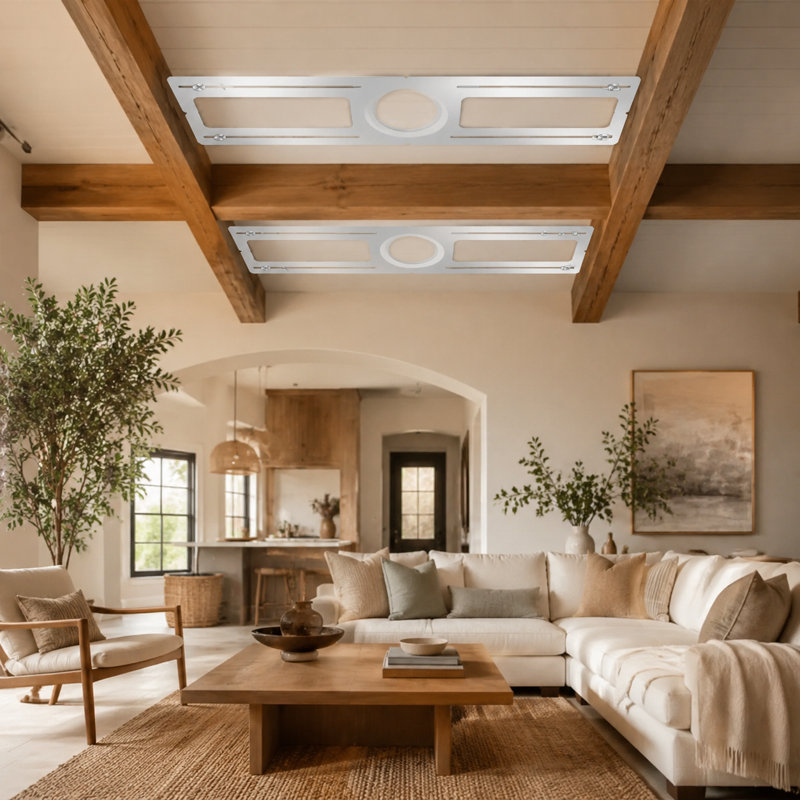 Paquet de 24 plaques de fixation de nouvelle construction, pour luminaire encastré de 4 pouces, plaque de boîtier d'éclairage encastré peu profond, support de luminaire universel pour éclairage encastré à DEL