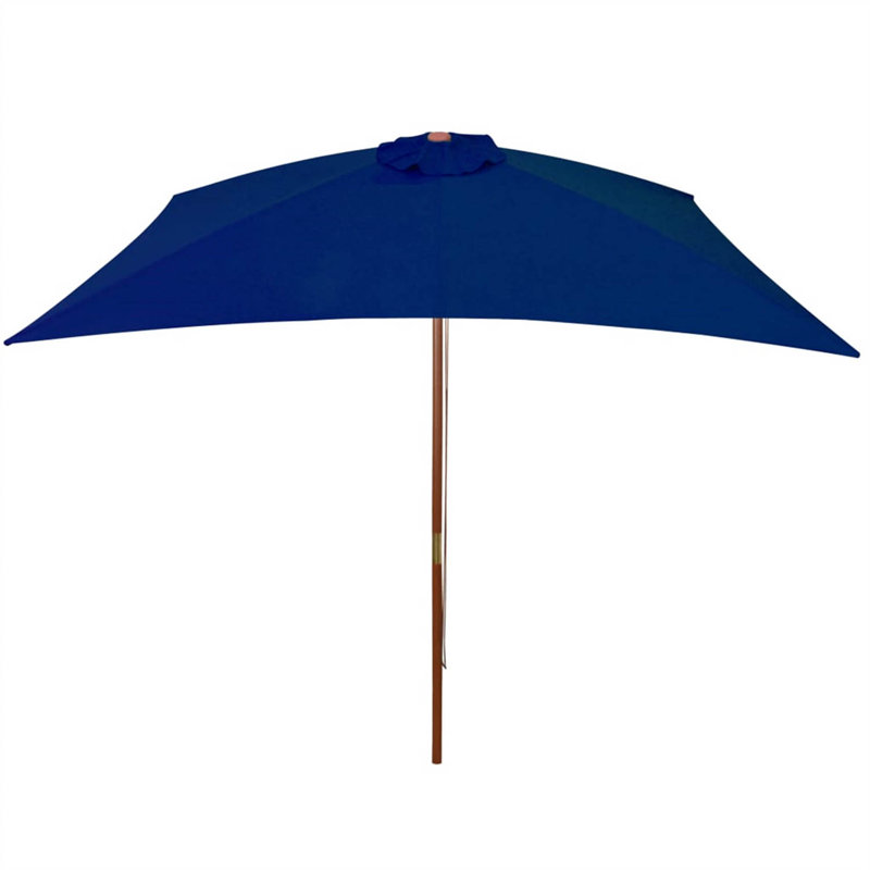 Aydin 200cm X 300cm Rectangular Market Parasol, Blue