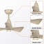 Ventilateur de plafond à 3 pales 28 "Edgebrooke avec télécommande et ensemble d'éclairage inclus-883122738