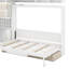 Lit escamotable double avec canapé, USB et lumière-1809035263-1809035262