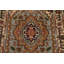 Tapis de couloir indien à motif géométrique 3 x 10