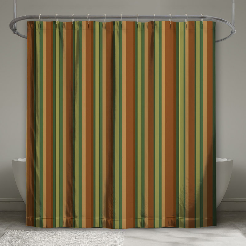 Rideaux de douche à rayures verticales, 70in W x 84in H