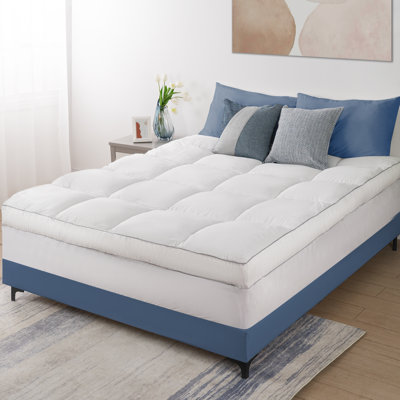 Surmatelas en duvet synthétique 4 po