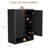31.5 Inch Shoe Cabinet, Large Shoe Storage Cabinet with Adjustable Shelves, Wooden Shoe Organizer with Fluted Door-74302149