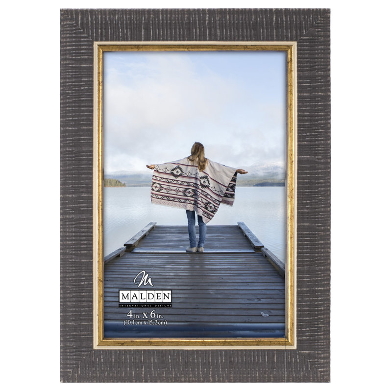 5 x 7 rayures gris anthracite, 4 po x 6 po