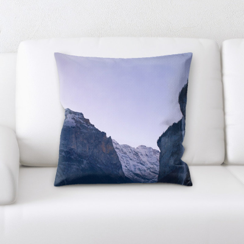 Microsuede Reversible Throw Pillow