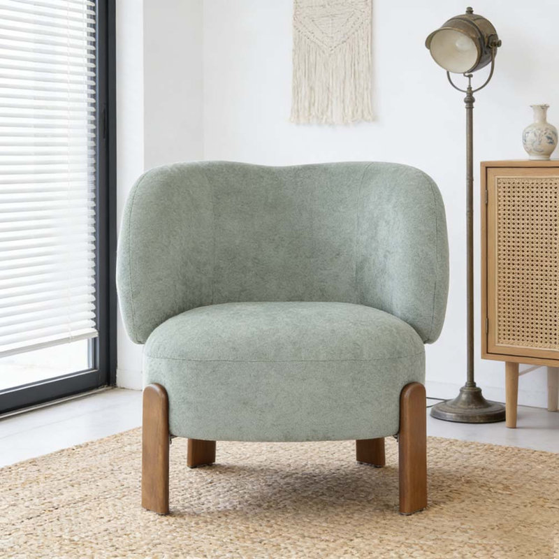 Fauteuil à oreilles, Vert