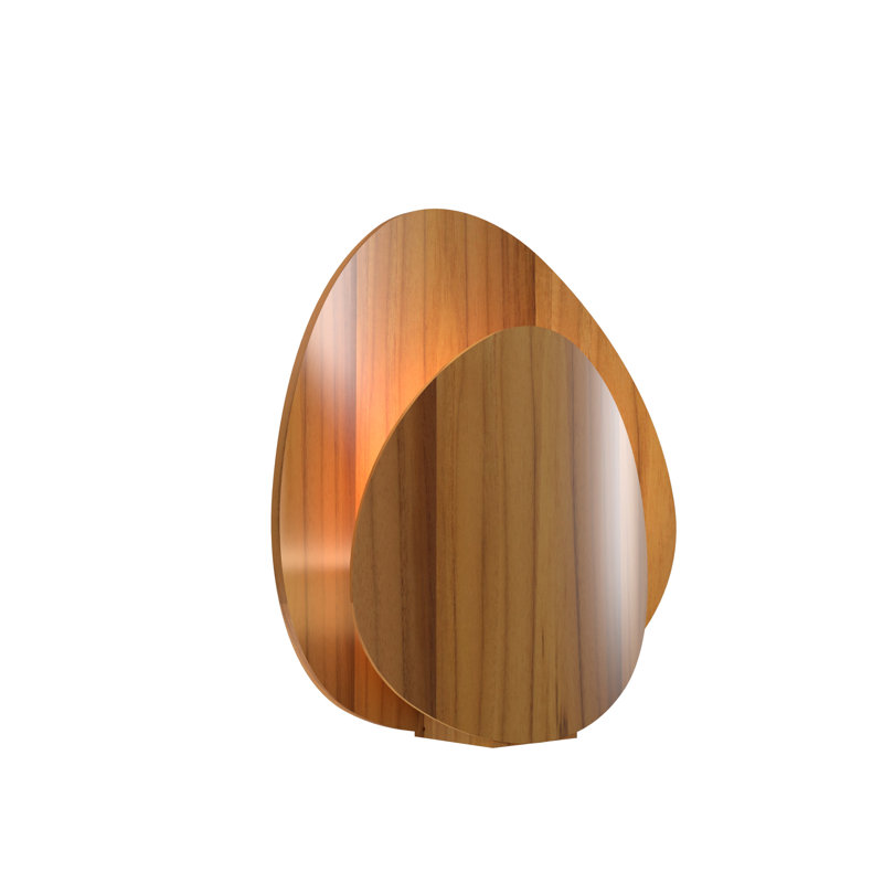 Leaf Table Lamp, Teak