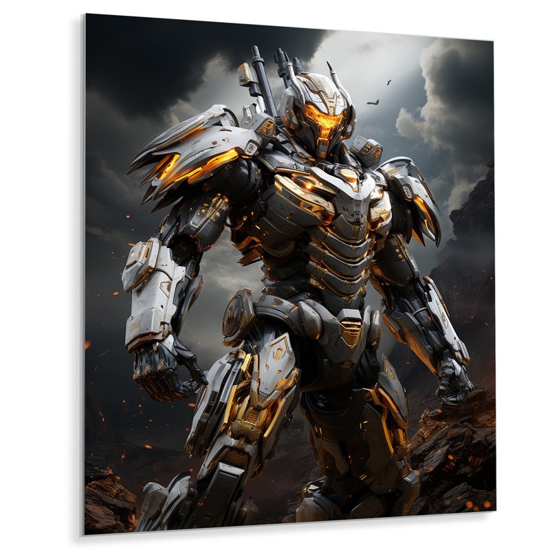 «Villian Transformer II - Superheros», art mural en métal, H 20 po x l 12 po x P 1 po