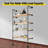 5 Piece Metal Industrial Pipe Shelves