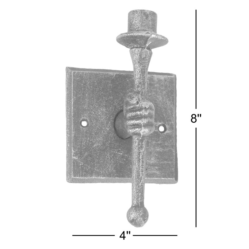 8'' H Metal Wall Wall Sconce