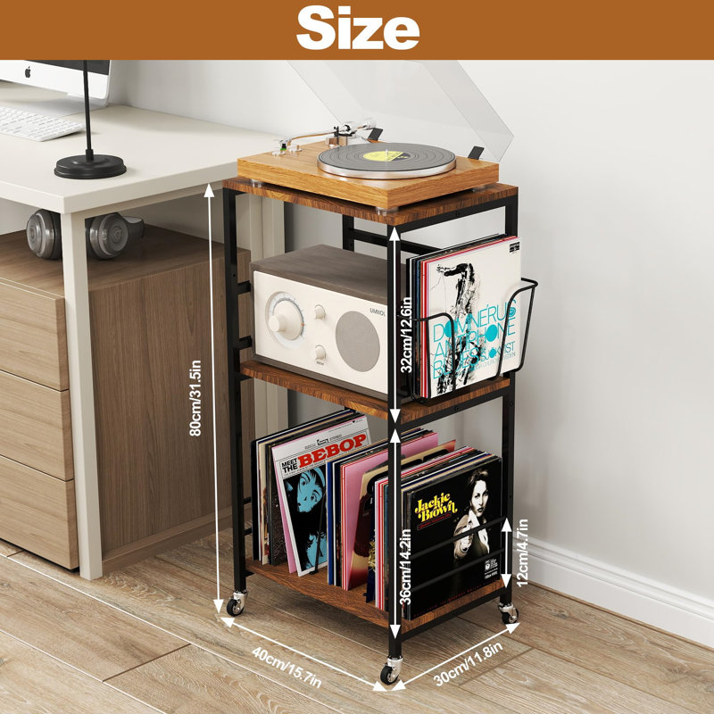 Bobur 80cm H Media Shelves