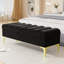Repose-pieds avec rangement Black Steel
