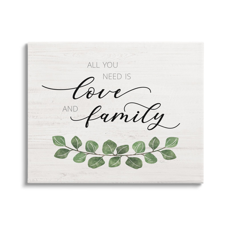 Besoin d'amour et de famille, Plaque murale, H 20 po x l 20 po x P 1,5 po
