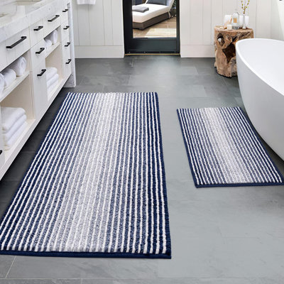 2-Piece Set Rectangle Bath Rug
