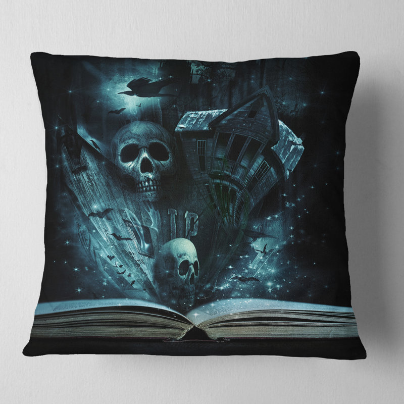 Coussin Halloween, 16 po x 1 po, Carré