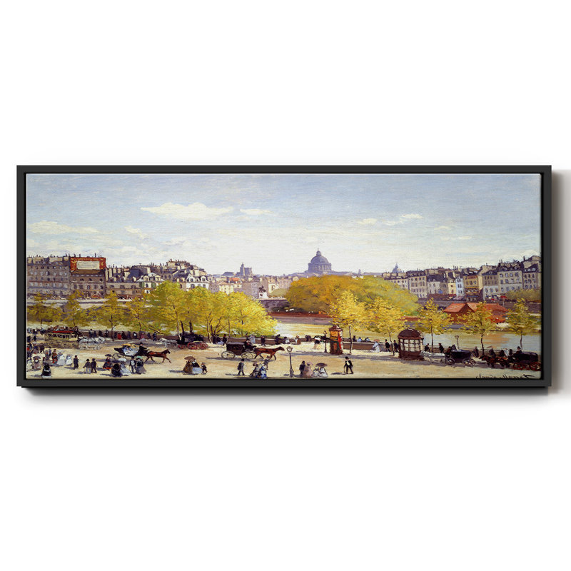 Que Du Lourve 1867- Framed Canvas