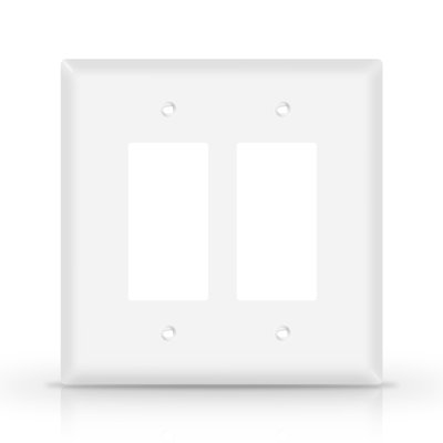2 - Gang Combination Standard Wall Plate