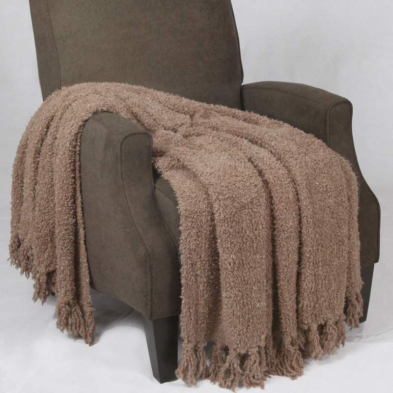 Dark Teal Knitted Machine Washable Kids Throw Blanket