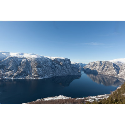 Aurlandsfjord by SveinOttoJacobesen - Wrapped Canvas Print