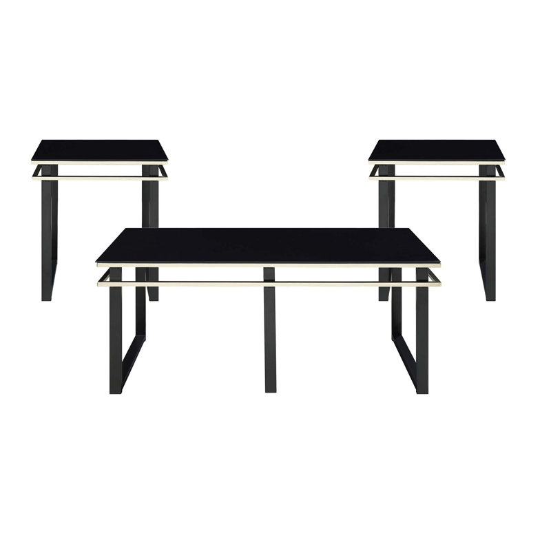 Ensemble de 3 tables basses et tables de bout Modern