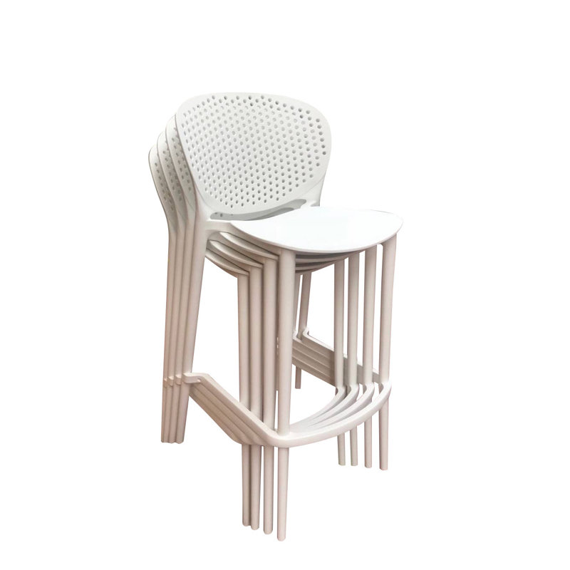 Anferny Counter Stool, Bar Stool (30" Seat Height), White
