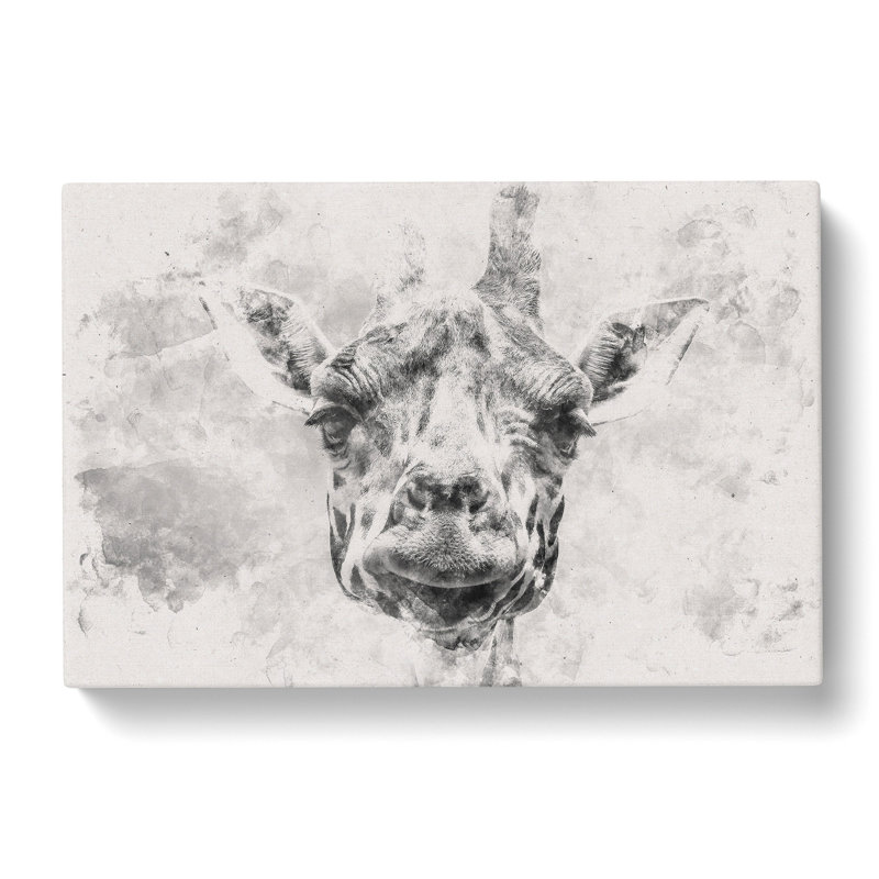 Wonderful Giraffe - Wrapped Canvas Print, 35cm H x 50cm W x 3cm D