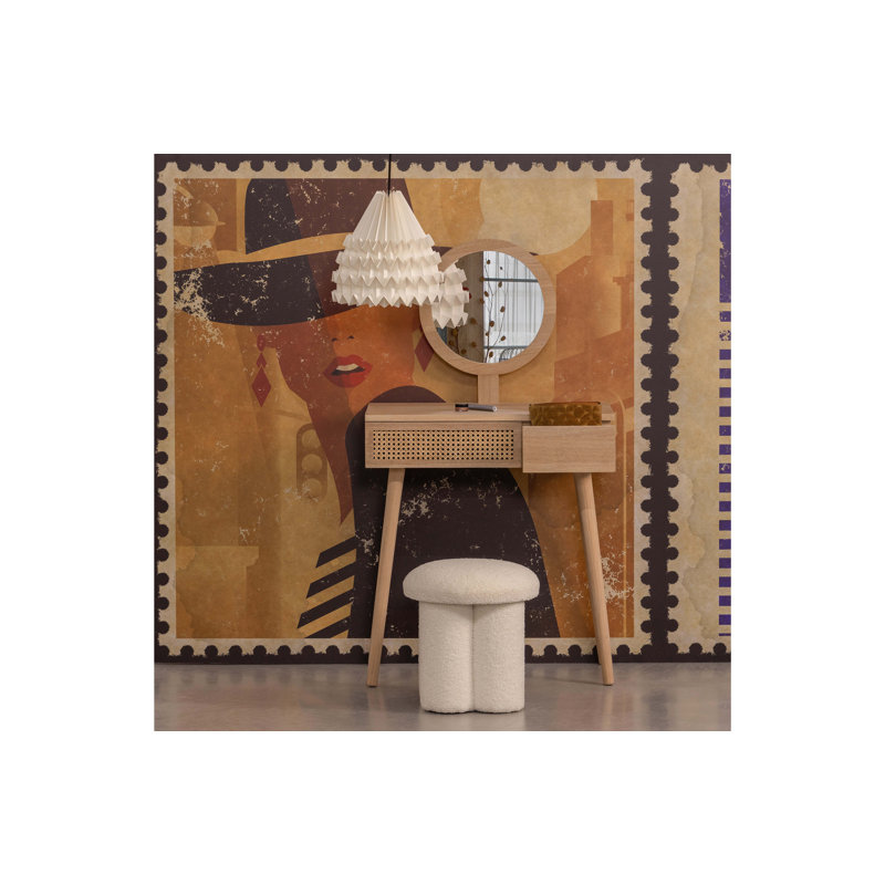 Lora Dressing Table with Mirror