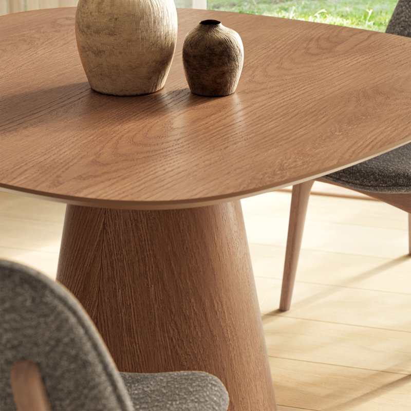 Lucy Dining Table, Honey Oak