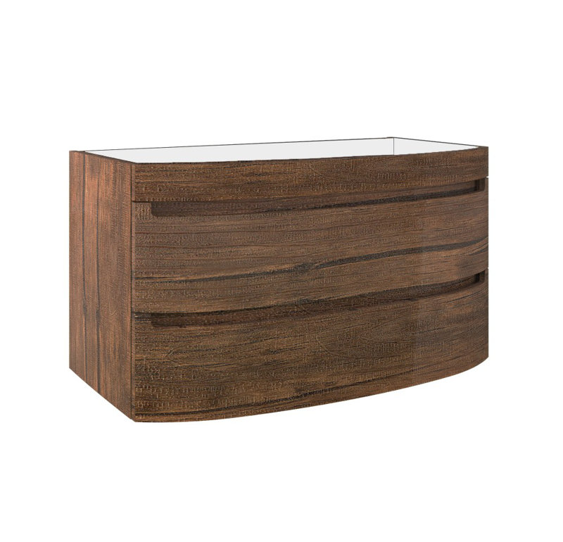 Mcdade 90cm Single Bathroom Vanity Base Only, Old Wood