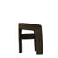 Modern Velvet Upholstered Barrel Accent Dining Chair-1113495481