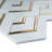 Natural Dorato 12.01 in. x 11.58 in. Hexagon Polished Marble Mosaic Tile